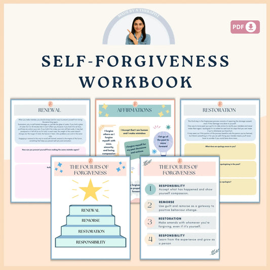 Inner Child Wounds Workbook Bundle – Printable Healing Worksheets for Reparenting, Attachment Repair & Emotional Recovery