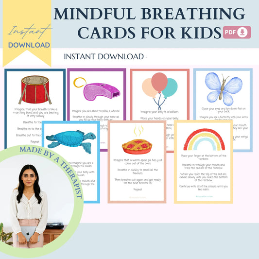 Kids Calming Corner Bundle – Printable Activities for Emotional Regulation, Breathing, and Relaxation