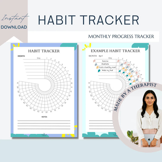 Sobriety Resource Mega Bundle – Printable Addiction Recovery Worksheets, Relapse Prevention Tools & Habit Trackers