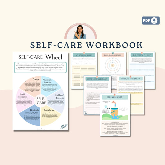 Depression Bundle – Printable Worksheets for Self-Awareness, Growth Mindset & Mental Health Support
