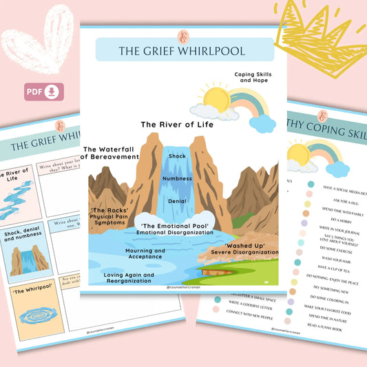 The Grief Toolkit for Kids & Teens | 140+ Printable Resources | Support Through Loss & Healing | Ages 6–15