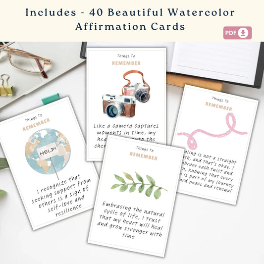 Grief and Loss Workbook Journal – 58 Printable Pages of Reflection, Healing Activities & Emotional Insight