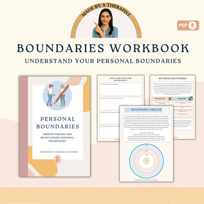 Life Skills Therapy Bundle – Printable Tools for Emotional Growth, Boundaries, Self-Care & Resilience