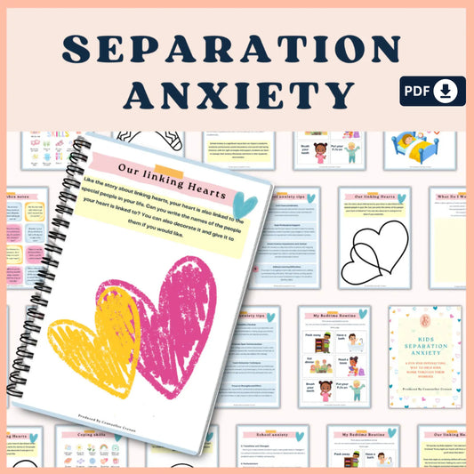 The Kids Ultimate Mental Well-Being Kit – Printable Emotional Regulation & Therapy Workbook Set