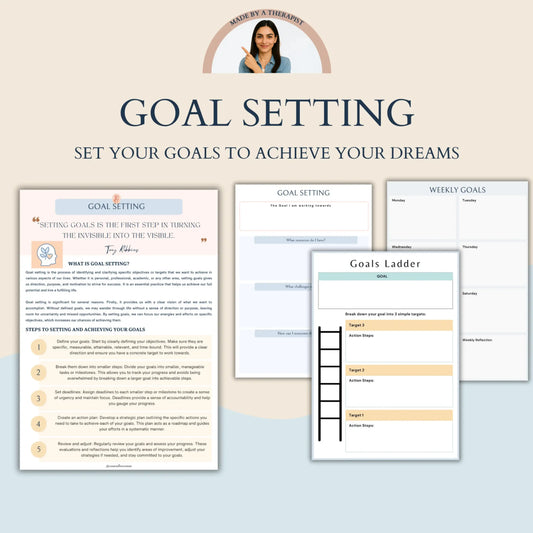 Acceptance & Commitment Therapy Mega Bundle – ACT Worksheets, Values Cards, Mindfulness Tools
