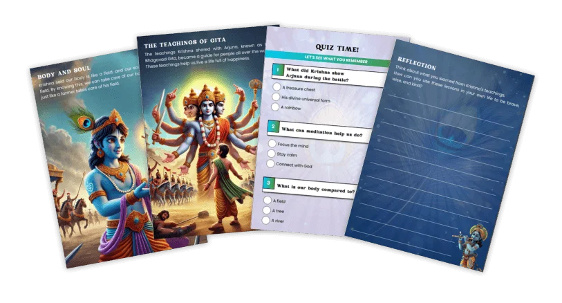 Bhagavad Gita for Kids – Illustrated Learning Book