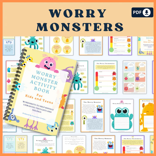 The Kids Ultimate Mental Well-Being Kit – Printable Emotional Regulation & Therapy Workbook Set