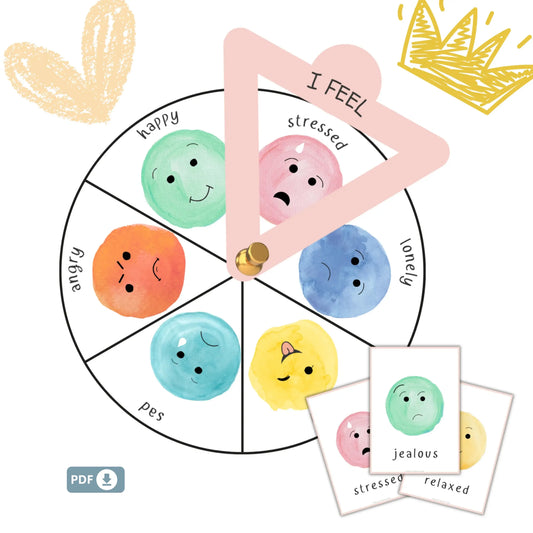 Kids Calming Corner Bundle – Printable Emotional Regulation Toolkit with Affirmation Cards, Therapy Workbooks & Feelings Resources