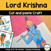 Lord Krishna Cut and Paste Craft – DIY Printable Activity for Kids