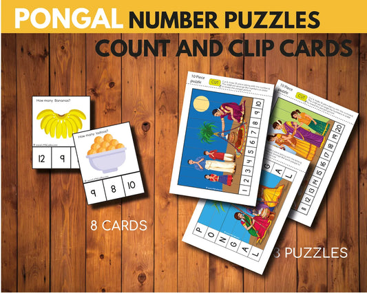 Pongal Pretend Play Set – Printable Festival Food Activity for Kids