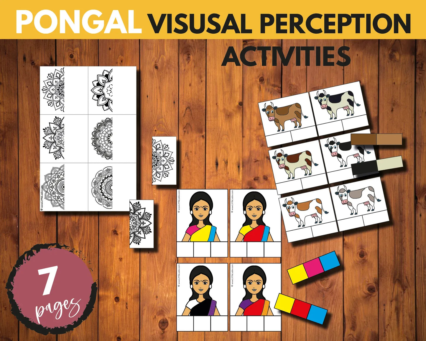 Pongal Pretend Play Set – Printable Festival Food Activity for Kids