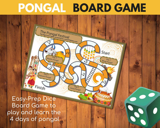 Pongal Pretend Play Set – Printable Festival Food Activity for Kids