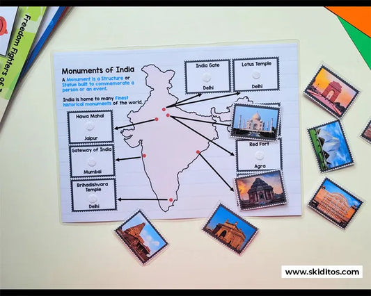 India Busy Book Printable for Toddlers & Preschoolers – 11 Topics, Hands-on Activities