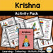 Krishna Activity Pack – Printable Learning, Colouring & Festival Games for Kids