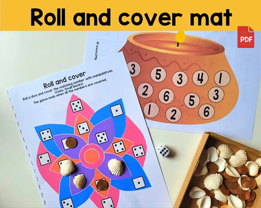 Diwali Activity Bundle for Kids – Learning Pages, Worksheets, Coloring & Ramayana Puppets