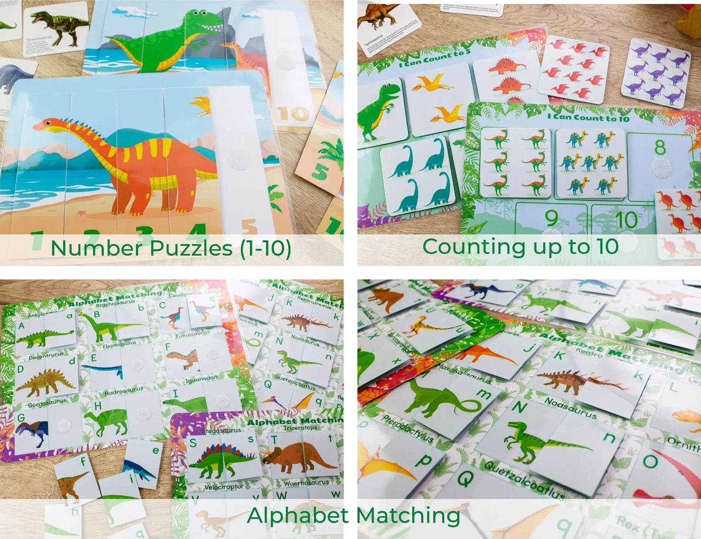 Dinosaur Busy Book – Printable Activity Binder for Preschool & Toddlers | 35 Pages of Dino-Themed Learning Fun