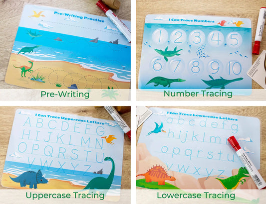 Dinosaur Busy Book – Printable Activity Binder for Preschool & Toddlers | 35 Pages of Dino-Themed Learning Fun