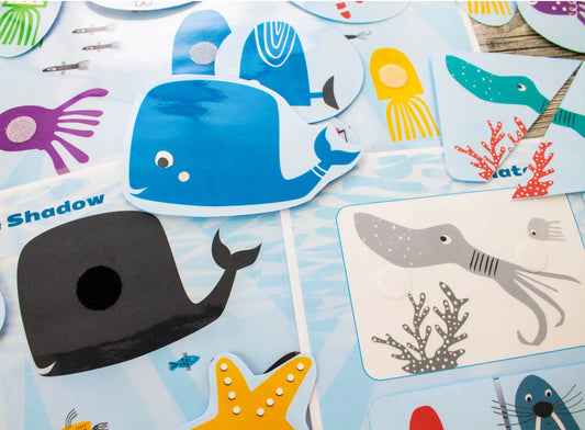 Ocean Animals Busy Book – Printable Marine Life Learning Binder (31 Pages)