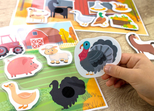 Farm Busy Book for Toddlers & Preschoolers – Printable Learning Binder with 34 Pages of Farm Animal Activities