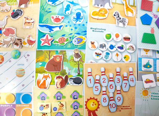 Toddler Learning Binder #1 Educational Activity Packs & Learning Binders for Toddlers, Preschoolers & Early Learners