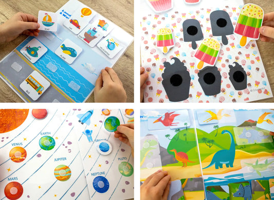 Toddler Learning Binder #1 Educational Activity Packs & Learning Binders for Toddlers, Preschoolers & Early Learners