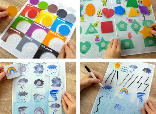 Toddler Learning Binder #1 Educational Activity Packs & Learning Binders for Toddlers, Preschoolers & Early Learners