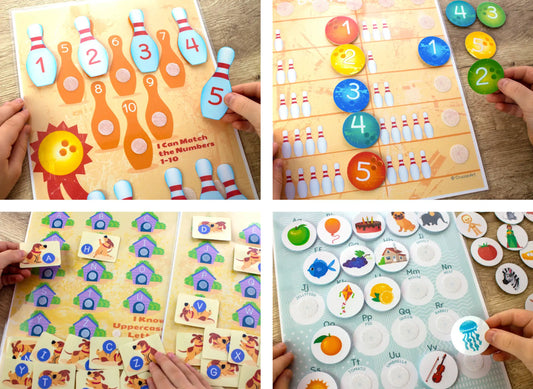 Toddler Learning Binder #1 Educational Activity Packs & Learning Binders for Toddlers, Preschoolers & Early Learners