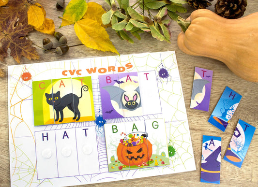 Halloween Busy Book for Toddlers & Preschool – 19 Printable Pages of Spooky Fun Learning Activities