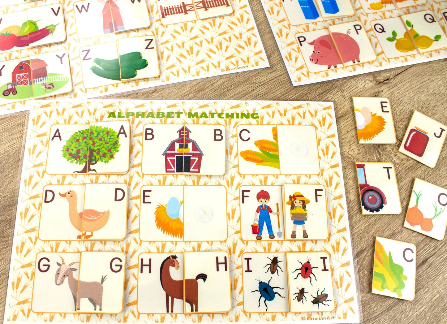 Farm Busy Book for Toddlers & Preschoolers – Printable Learning Binder with 34 Pages of Farm Animal Activities