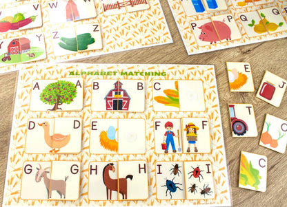 Farm Busy Book for Toddlers & Preschoolers – Printable Learning Binder with 34 Pages of Farm Animal Activities