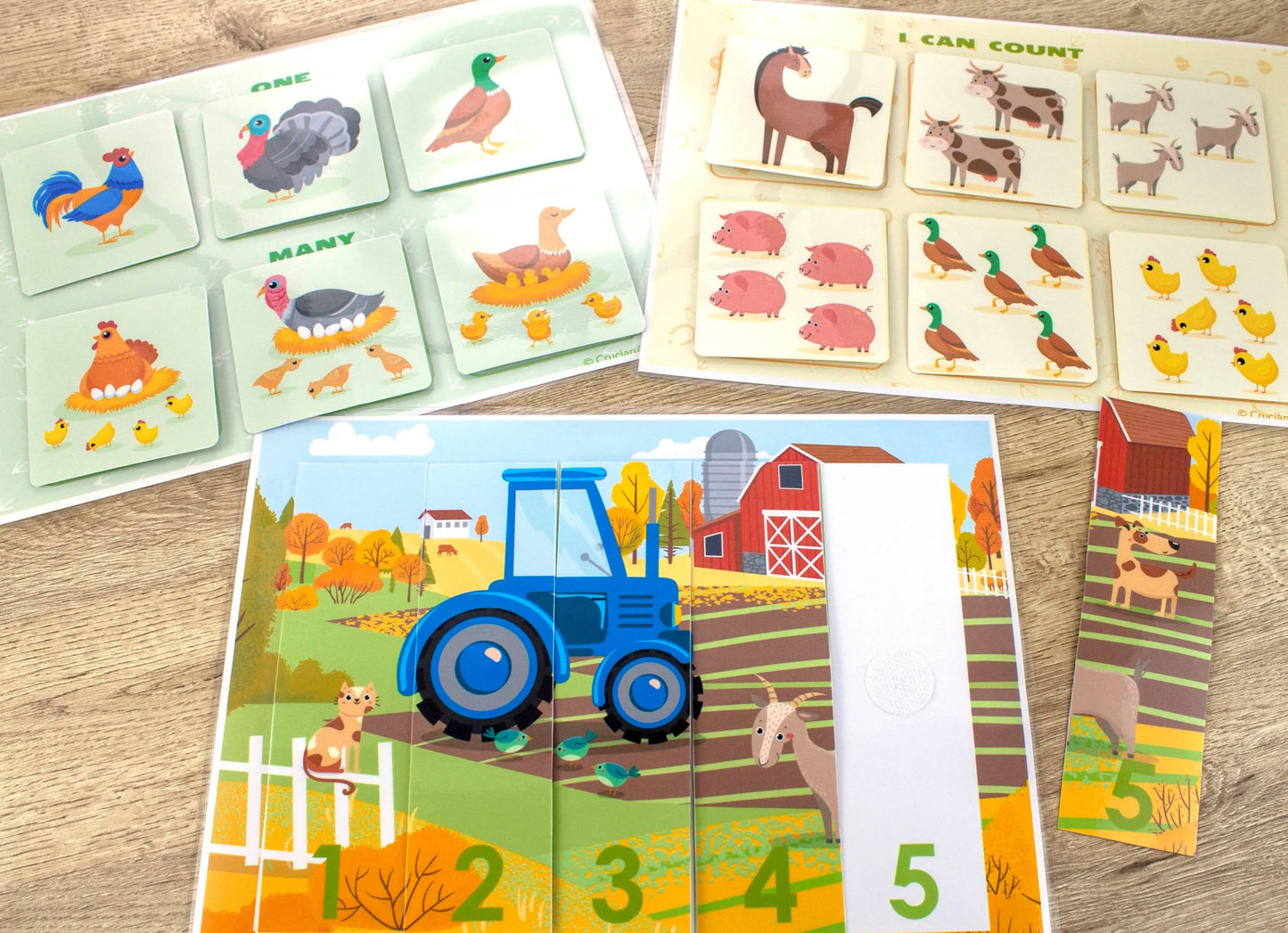 Farm Busy Book for Toddlers & Preschoolers – Printable Learning Binder with 34 Pages of Farm Animal Activities