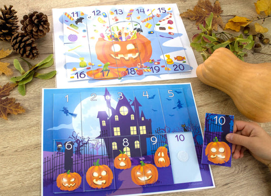 Halloween Busy Book for Toddlers & Preschool – 19 Printable Pages of Spooky Fun Learning Activities