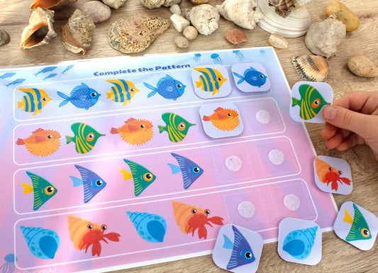 Mermaids Busy Book– 13 Pages of Sorting, Matching & Preschool Learning Fun