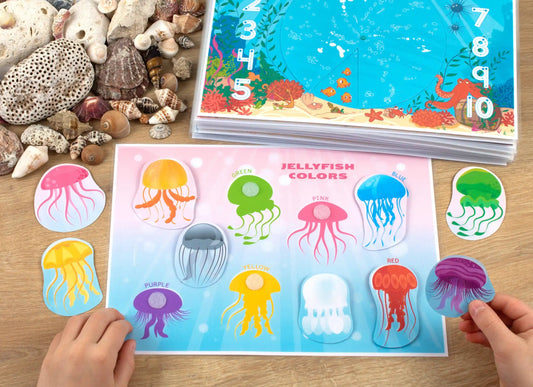 Ocean Busy Book – Printable Ocean Animals Activity Binder for Toddlers & Preschoolers