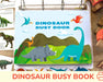 Dinosaur Busy Book – Printable Activity Binder for Preschool & Toddlers | 35 Pages of Dino-Themed Learning Fun
