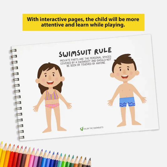 Good and Bad Touch Learning Printable Booklet – Body Safety Education for Kids