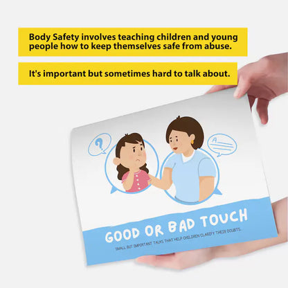Good and Bad Touch Learning Printable Booklet – Body Safety Education for Kids