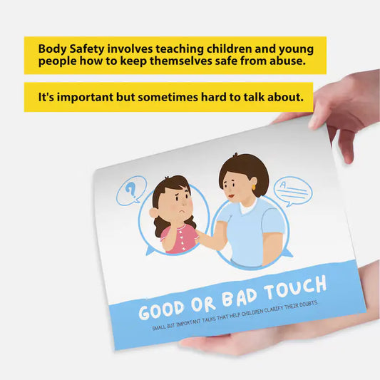 Good and Bad Touch Learning Printable Booklet – Body Safety Education for Kids