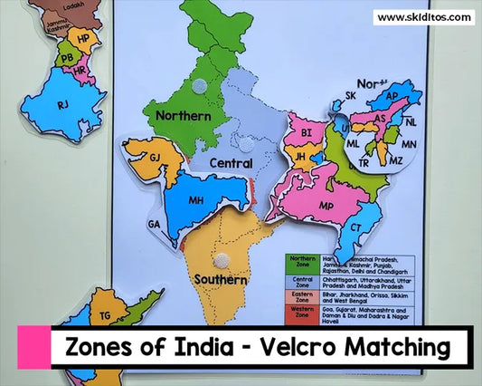 Indian States and Union Territories Learning Pack – Printable Posters, Cards & Activities