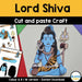 Lord Shiva Cut and Paste Craft – DIY Printable for Kids